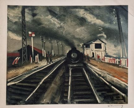 Maurice de VLAMINCK (1876-1958)
L'arrivée du train