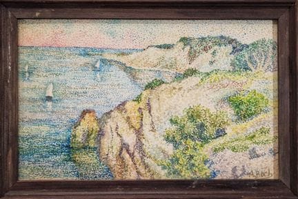 Anna BOCH (1848-1936)
Bord de côte méditerranéenne