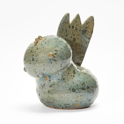 Dominique POUCHAIN (1956)
PIQUE-FLEURS OISEAU 
Grè