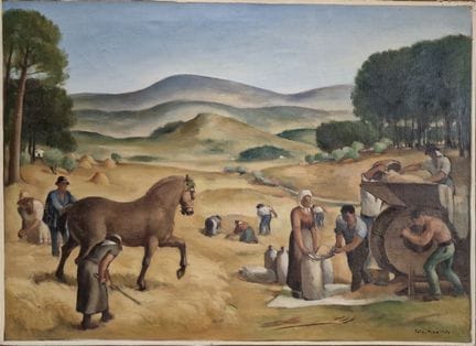 FELY-MOUTTET (1893-1953)
Les moissons
HUILE SUR TO
