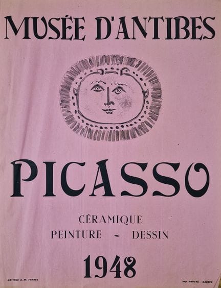 Pablo PICASSO (1881-1973)
AFFICHE D'EXPOSITION Mus