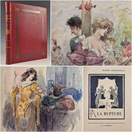 (ROBIDA). CHRISTOPHLE (Albert). La Rupture. Conte 