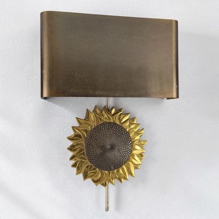 MAISON CHARLES
APPLIQUE TOURNESOL
Métal et laiton 