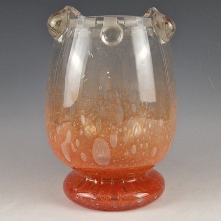 SCHNEIDER
VASE A CABOCHONS
Verre soufflé, nuancé e
