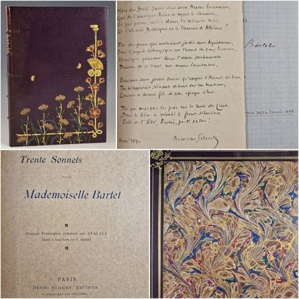 SILVESTRE (Armand). Trente sonnets pour mademoisel