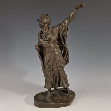 Guido RAVASI (1877-1946)
Femme de théâtre
BRONZE p
