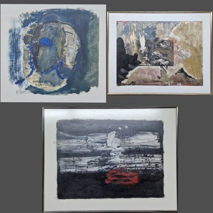 Paul RAMBIE (1919–2000)
Set of 3 WORKS
- Collage a