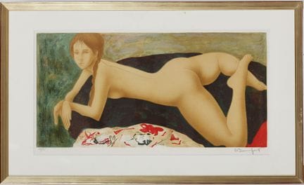 Alain BONNEFOIT (Nacido en 1937)
Desnudo recostado