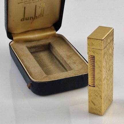 DUNHILL - ENCENDEDOR DE BOLSILLO DE GAS MODELO «RO