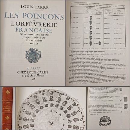 [CARRE (Louis)]. Los punzones de la orfebrería fra