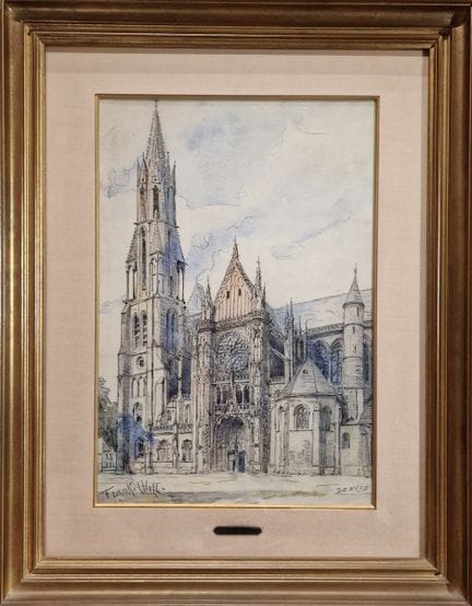Frank WILL (1900-1951)
La catedral de Senlis
LÁPIZ