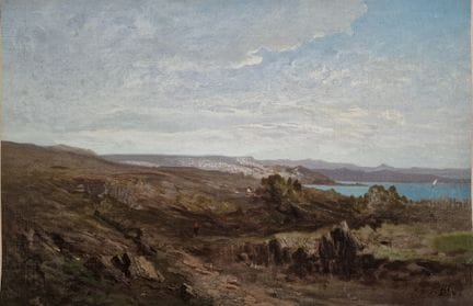 François BLIN (1827-1866)
Paesaggio marino
OLIO SU