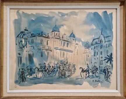 Emmanuel BELLINI (1904-1989)
Piazza del Casinò a M