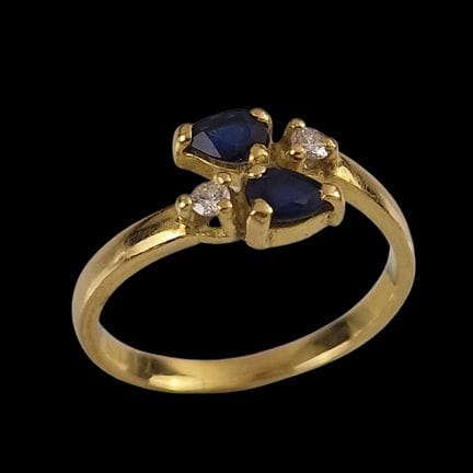 ANILLO «TOI ET MOI» de la segunda mitad del siglo 
