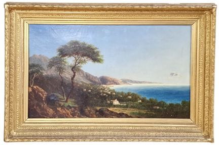 Ernest BOUCHE (1823-?)
Veduta di Mentone - 1879
OL