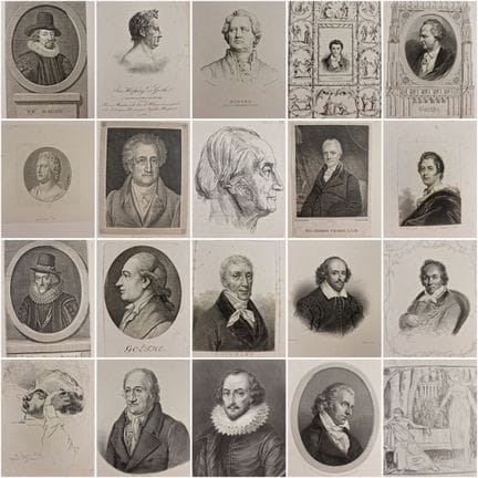 RECOPILACIÓN DE UN CENTENAR DE RETRATOS GRABADOS, 