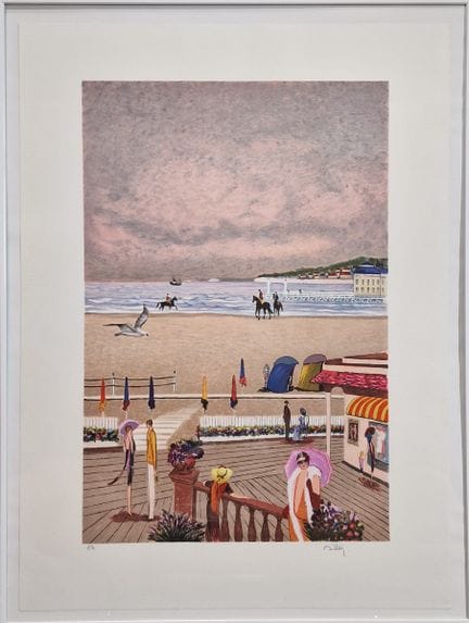 Ramon DILLEY (1932 - 2014)
Deauville, el paseo mar