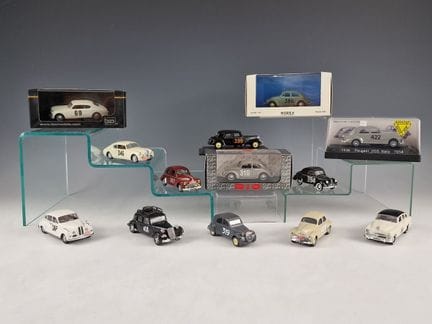 CONJUNTO DE 14 COCHES EN MINIATURA DEL RALLY DE MO