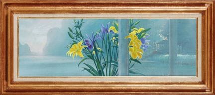 Henri Alain LESPRIT (1933)
Iris y lirios
ÓLEO SOBR