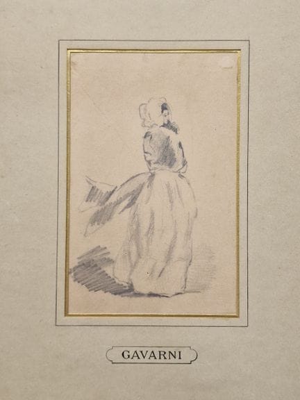 Atribuido a Paul GAVARNI (1804-1866)
Boceto de una