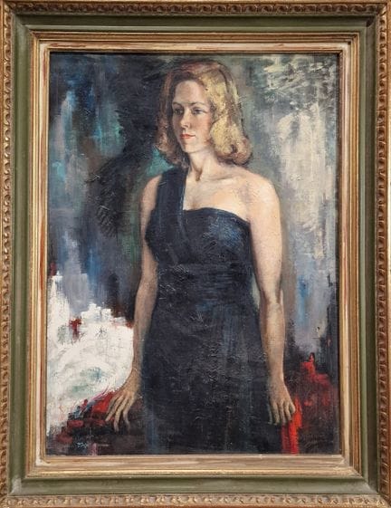 WILDING (siglo XX) 
Micheline (esposa del pintor) 
