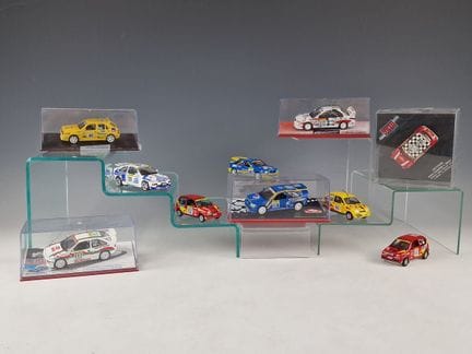 CONJUNTO DE 10 COCHES EN MINIATURA DEL RALLY DE MO