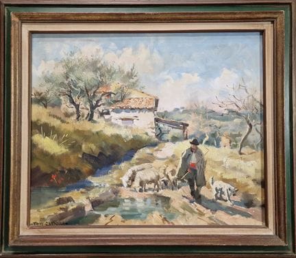 Tony CARDELLA (1898 - 1976)
Pastore sull'alpeggio 