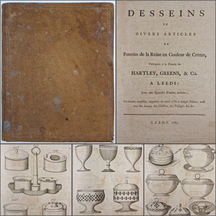 DISEGNI DI VARI ARTICOLI DI CERAMICA DELLA REGINA 