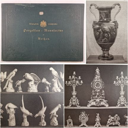 CATALOGO DELLA MANIFATTURA DI MEISSEN, 1900 circa
