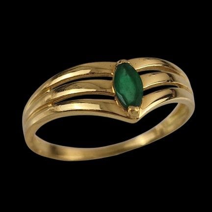 ANILLO CON MOTIVO EN ESPIGA de la segunda mitad de
