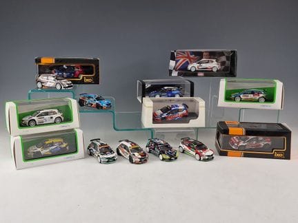 CONJUNTO DE 14 COCHES EN MINIATURA DEL RALLY DE MO