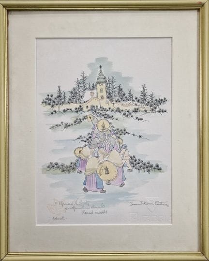 Ivan LACKOVIC (1932-2004)
Procesión de Navidad 
LÁ