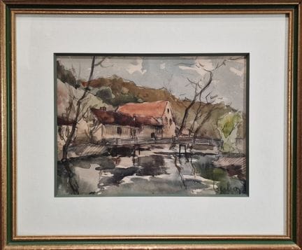 Fernand HERBO (1905-1995)
Edificios a orillas del 