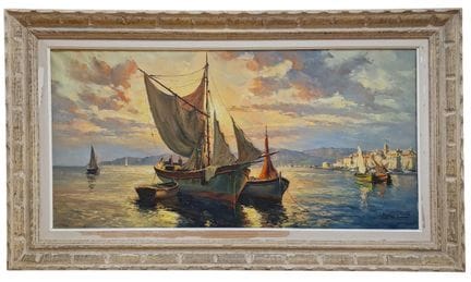 Marc FROLL (XX secolo)
Veduta di Saint-Tropez, tra