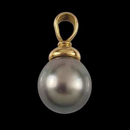 Colgante moderno de oro amarillo de 750 milésimas 