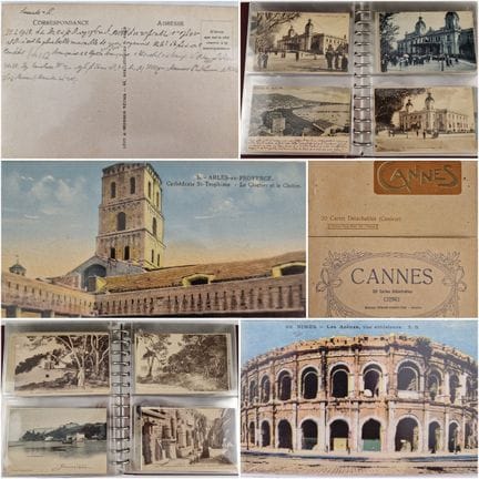 COLLEZIONE DI CIRCA 165 CARTOLINE D'EPOCA relative