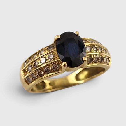 ANILLO DE BANDA de la segunda mitad del siglo XX, 