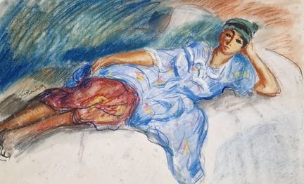 Maurice BOUVIOLLE (1893-1971)
Odalisca orientale 
