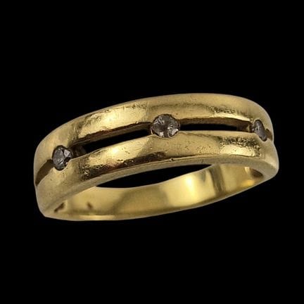 ANILLO DE BANDA de la segunda mitad del siglo XX, 
