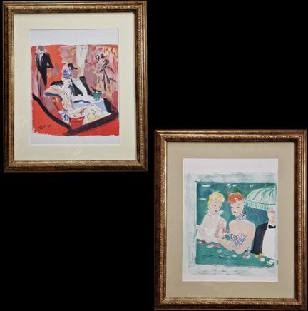 Jean-Gabriel DOMERGUE (1889 - 1962)
Al cabaret e a