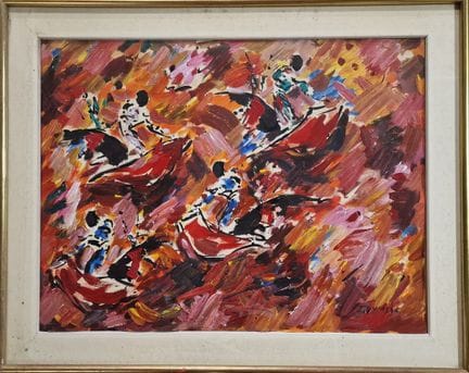 Jean DUCASSE (1939-2011)
Toreadores
GUACHE
Firmada