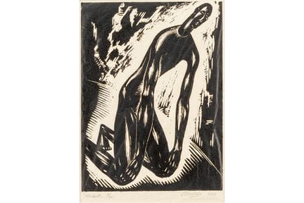MULDER JAN (1895–1988)
Belgischer Linolschnitt aus