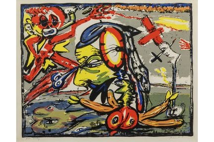 BERVOETS FRED (geb. 1942)
Belgische Farblithografi