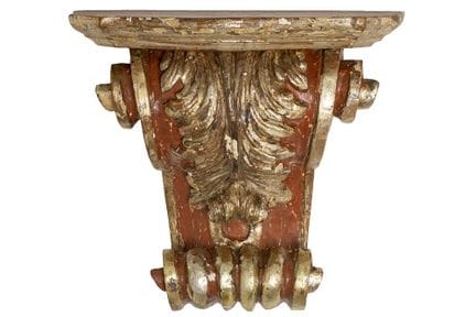 Kleine französische Konsole aus dem 17. Jahrhunder