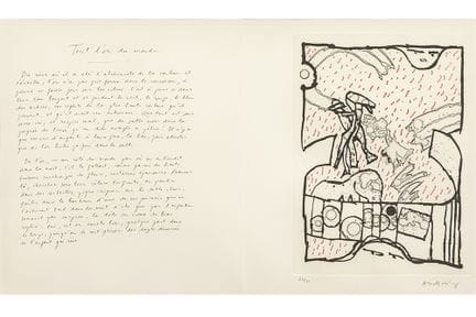 ALECHINSKY PIERRE (né en 1927)
Gravure signée et n
