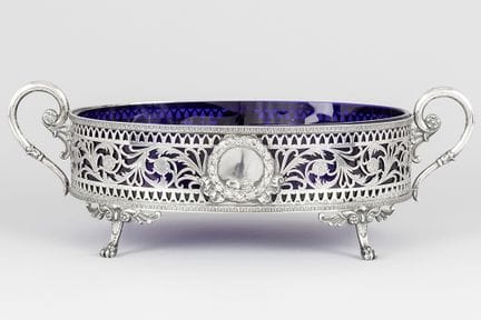 Centre de table néoclassique néerlandais d'époque,