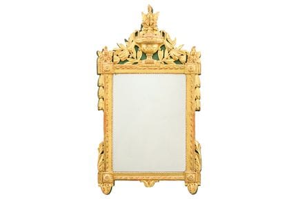 Cadre de miroir Louis XVI de la fin du XVIIIe sièc