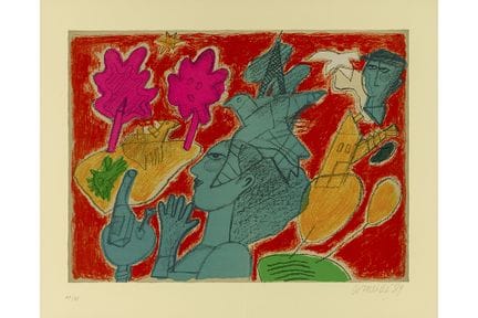 CORNEILLE (1922 - 2010)
Lithographie signée de Cor