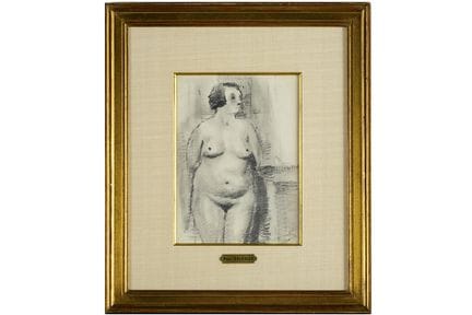 DELVAUX PAUL (1897 - 1996)
Dibujo a lápiz sobre pa