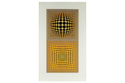VASARELY VICTOR (1906 - 1997)
Serigrafia firmata e